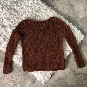 Gorgeous Vince Wool Brown Knit Sweater